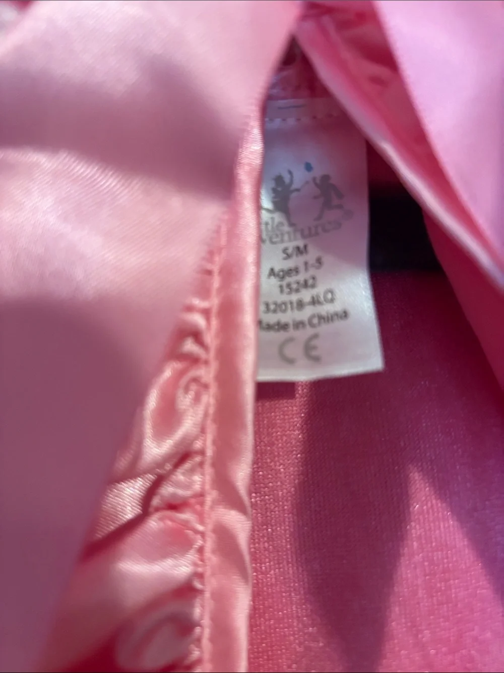 Girls Pink Velvet Hooded Cape with Satin Ruffle and Bow